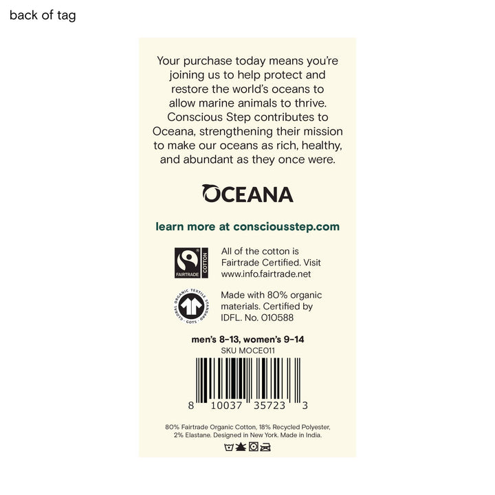 Conscious Step:Socks that Protect Seals: Small