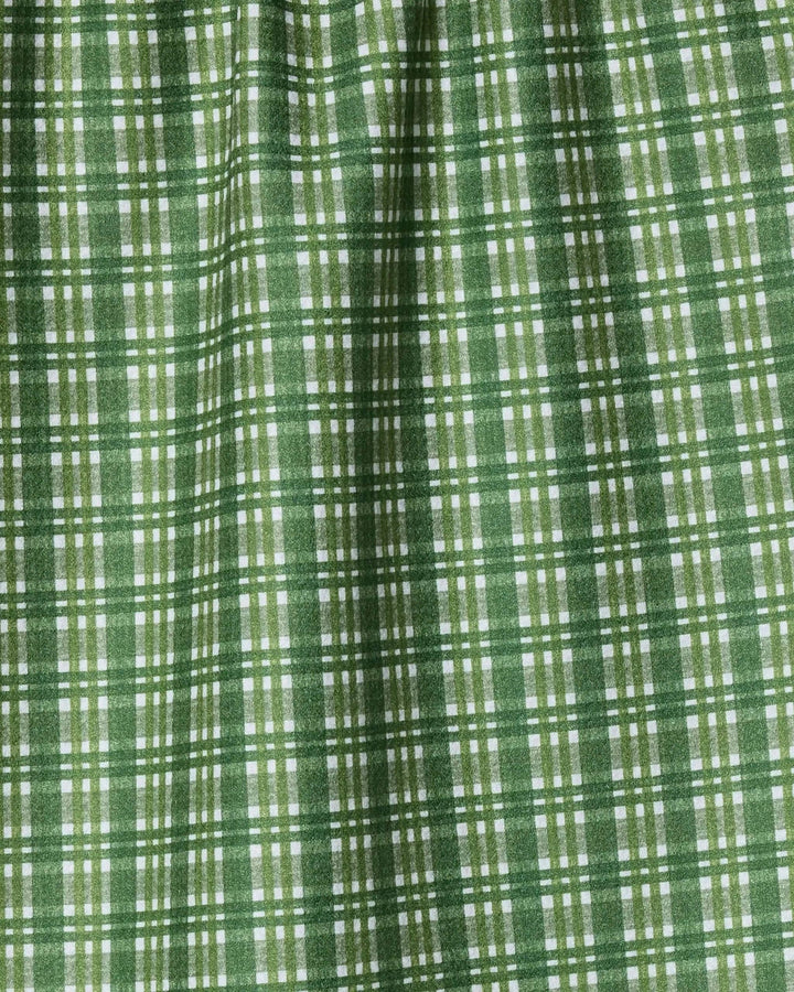 Geometry: Shay Plaid Tea Towel - Pine & Moss