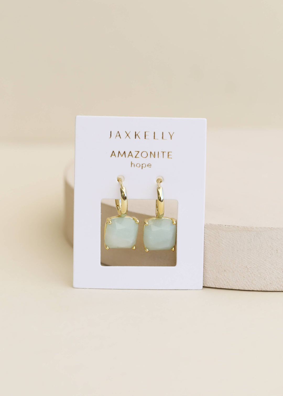 Gemstone Mini Drop - Amazonite - Pine & Moss