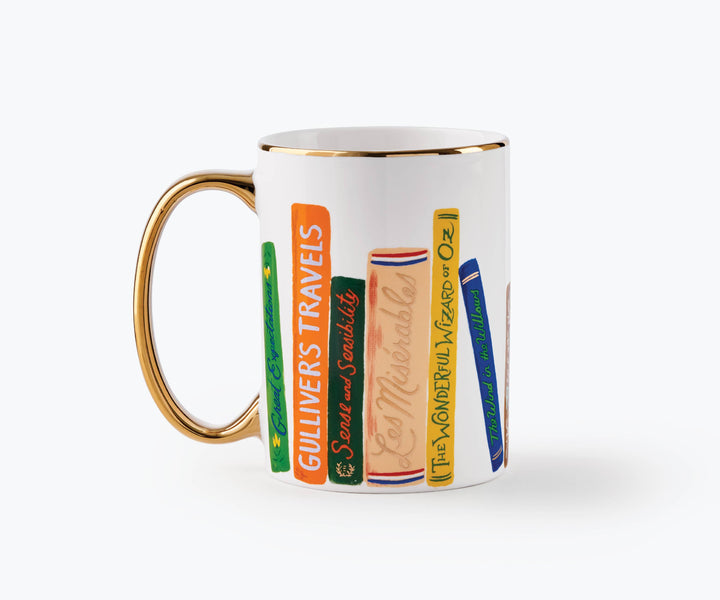 Book Club Porcelain Mug - Pine & Moss