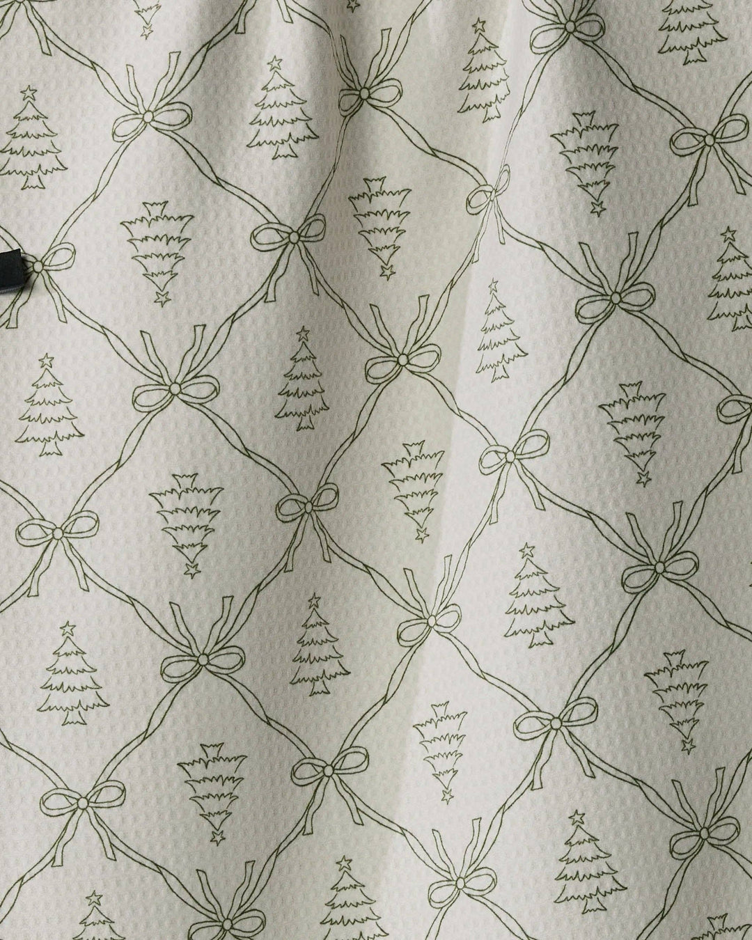 Geometry Cedar Bows Luxe Kitchen Towel