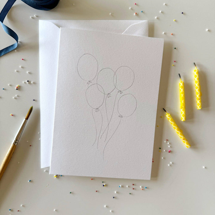 Celebrate paintable notecards