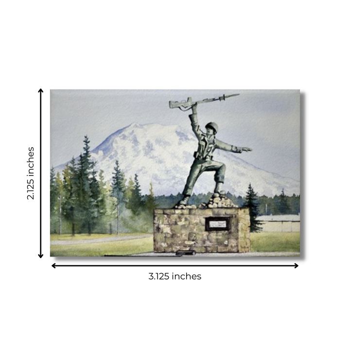 Iron Mike the Infantryman, JBLM Washington Magnet
