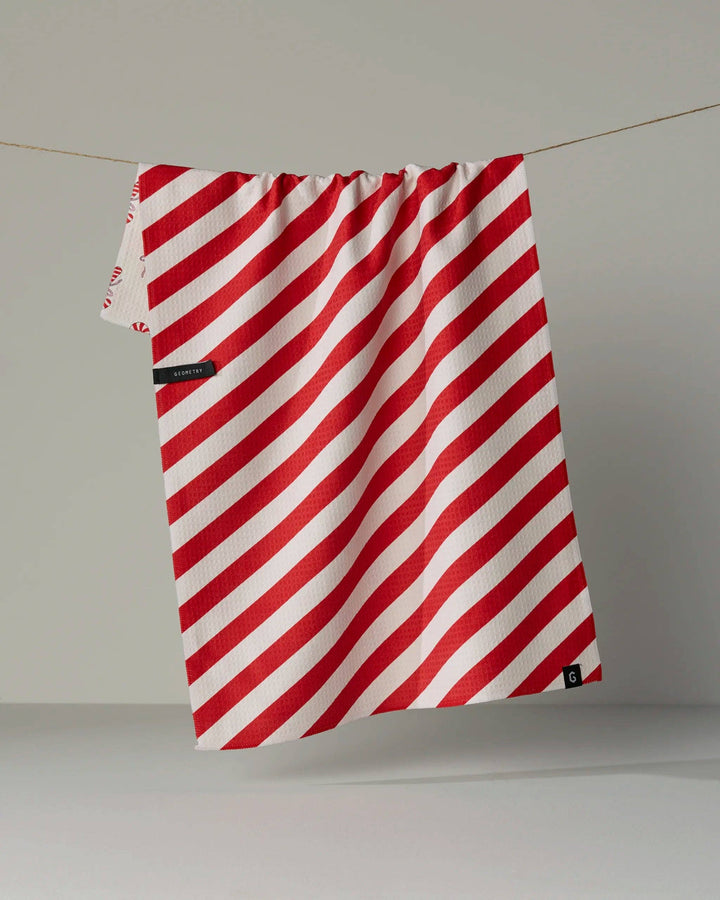 Geometry Peppermint Lane Luxe Kitchen Towel
