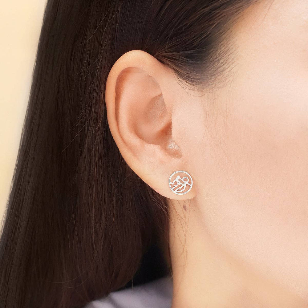 Sunrise Studs (ES 2647) - Pine & Moss