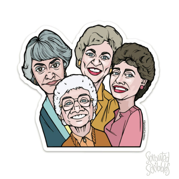 Golden Girls Sticker | Waterproof Vinyl Decal