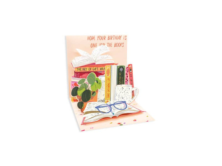 Literary Birthday Mini Pop-Up Card