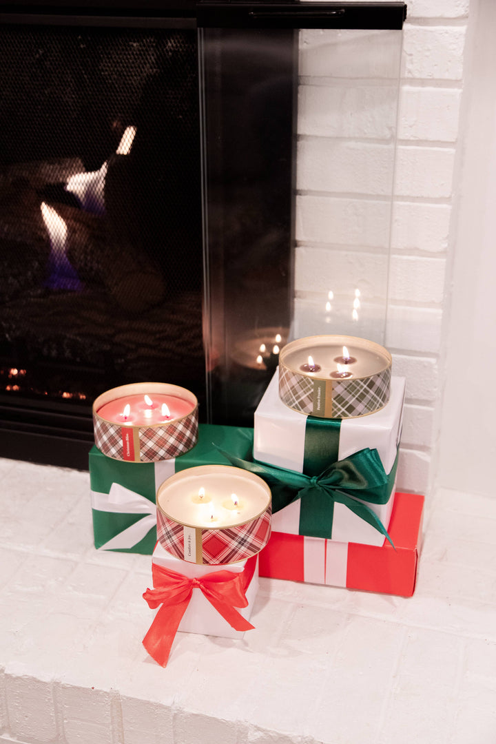 Sweet Grace Holiday 3 Wick Tin Candle