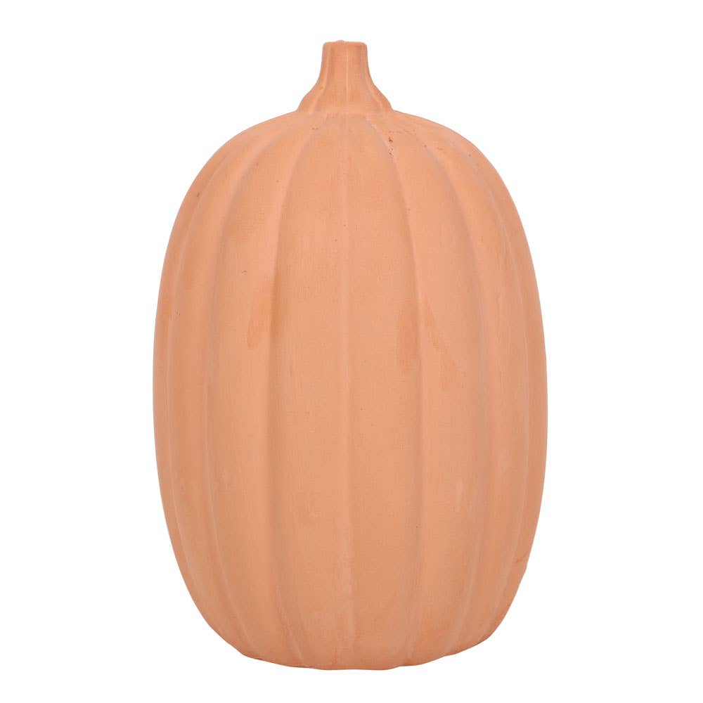 Terracotta Halloween Pumpkin Decoration- 22cm