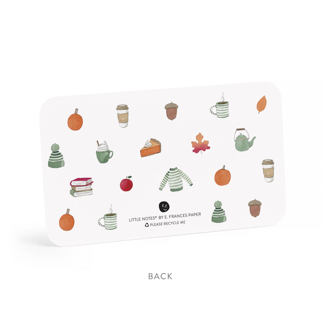 Crisp & Cozy Little Notes Mini Notecards