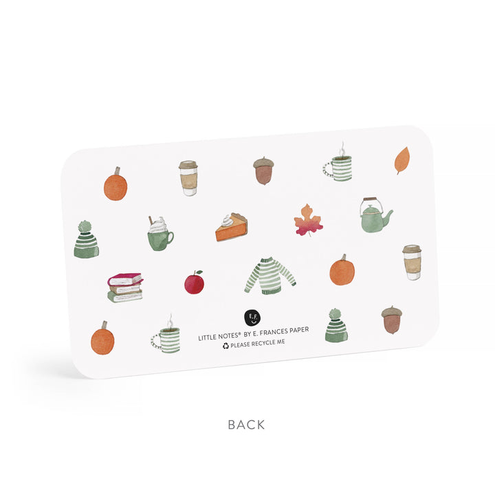 Crisp & Cozy Little Notes Mini Notecards