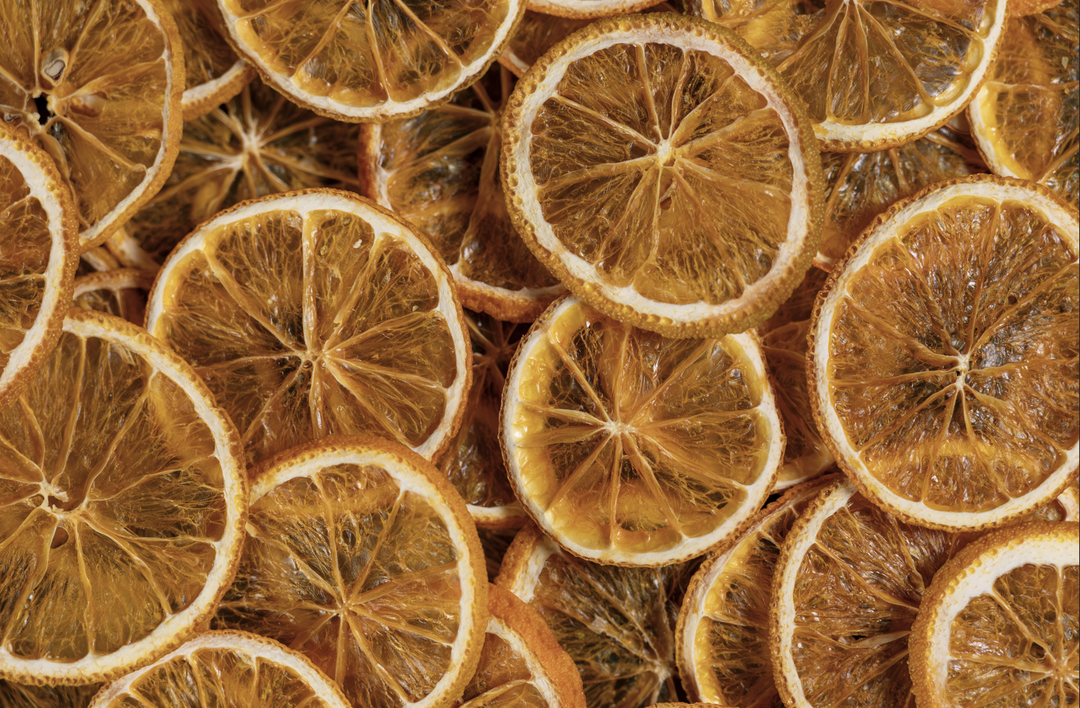 Dehydrated Navel Orange Garnish