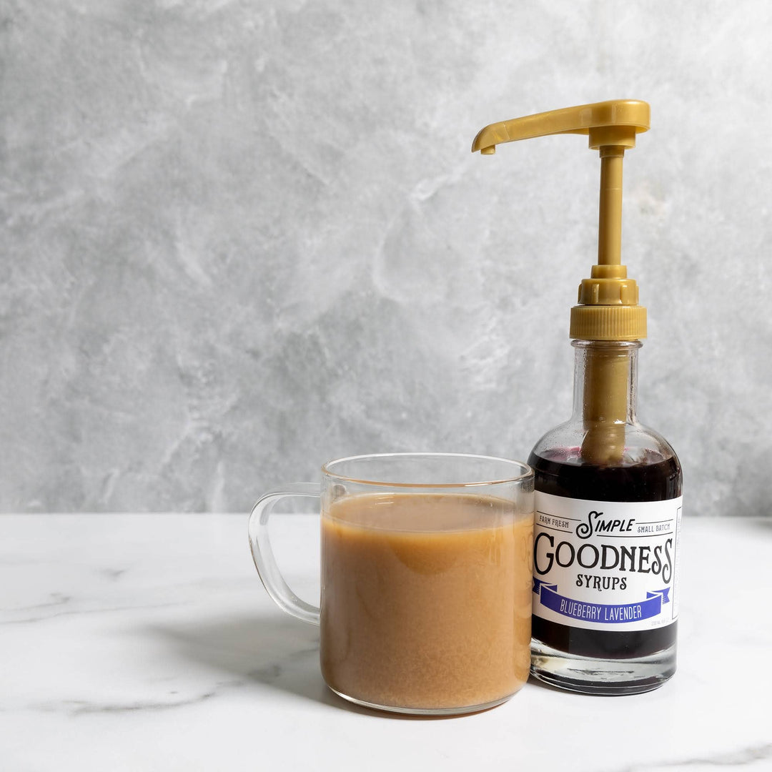 Simple Goodness Syrups: Blueberry Lavender
