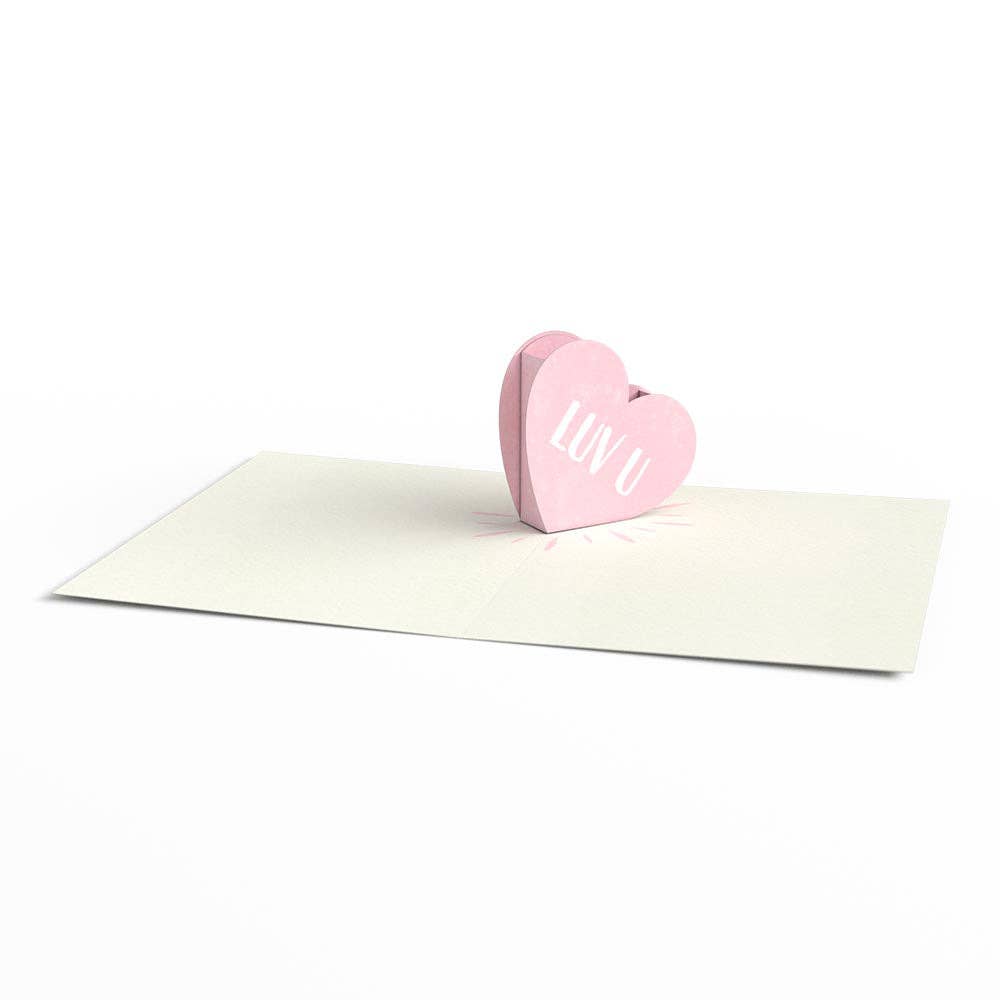 Love Hearts Pop-Up Cards Four Pack