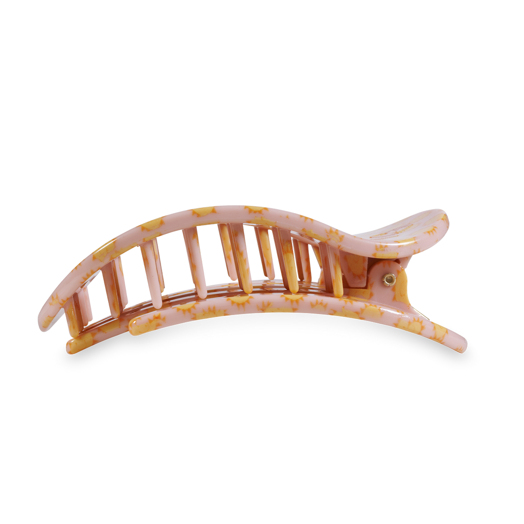 Round Flat Hair Clip | Large | Sunny Days Ahead