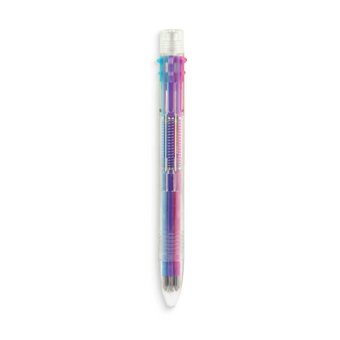 Six Click Colored Gel Pen