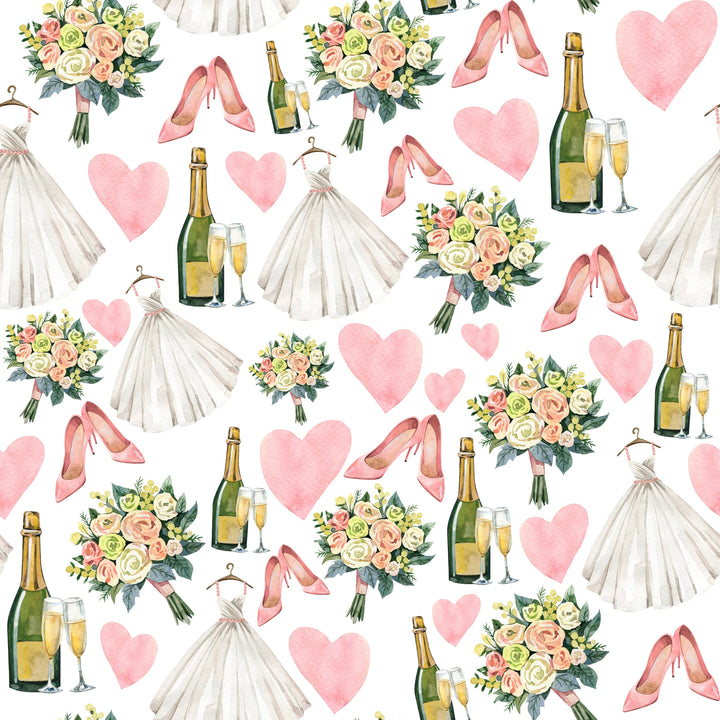Beau Bottles Wedding Romance - MINI Prosecco Collection - Six Pack - Pine &amp; Moss