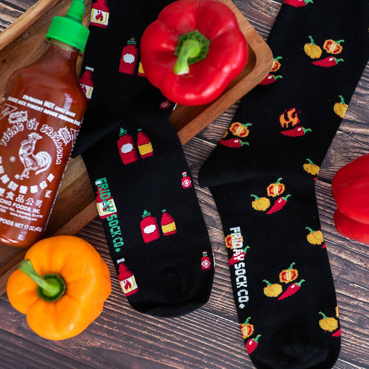 Men's Hot Sauce Socks: Men's 7 - 12