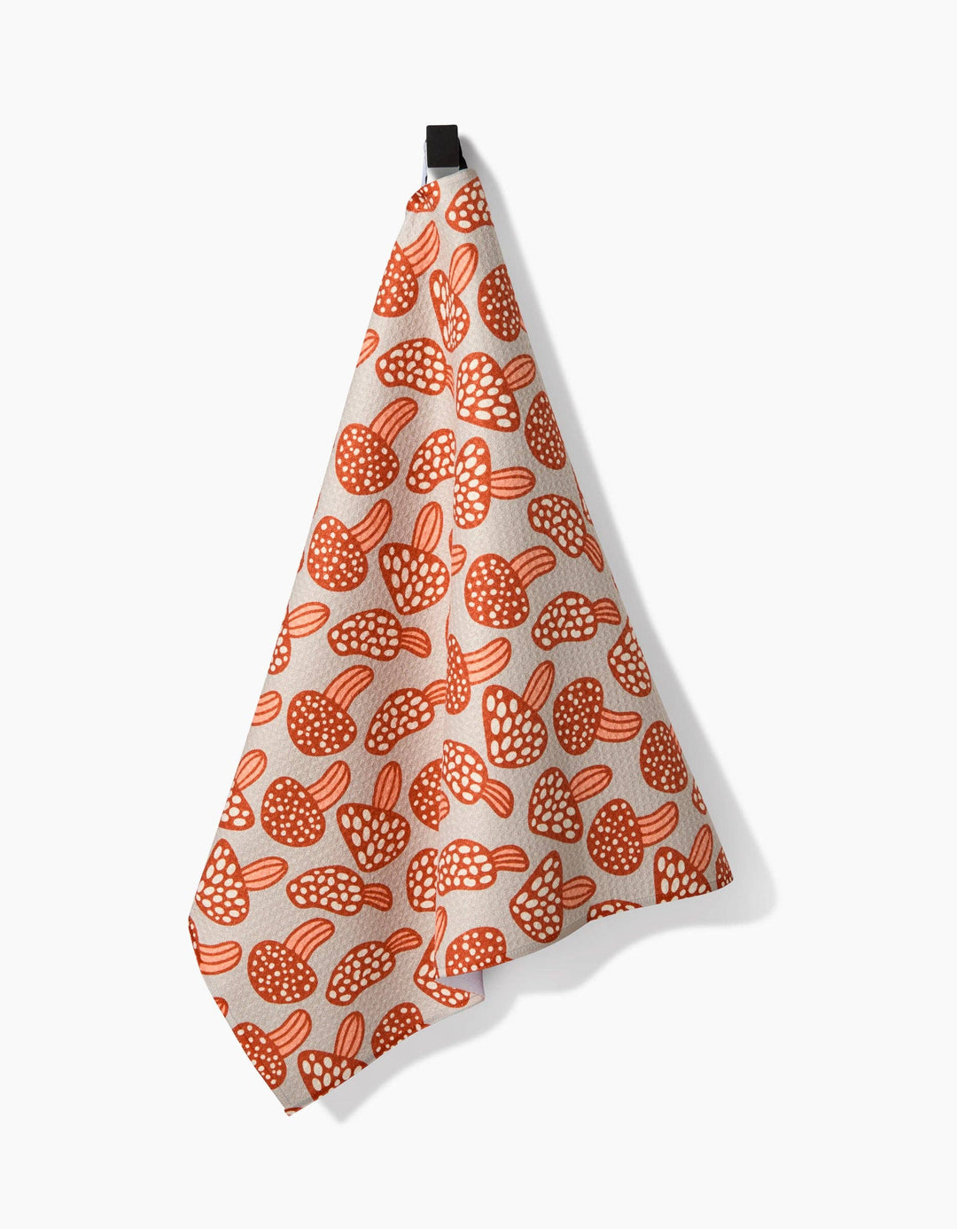 Geometry Many Mushrooms Tea Towel