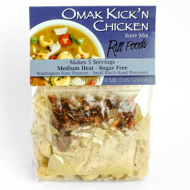 Small Omak Kick'n Chicken Soup Mix - Pine & Moss