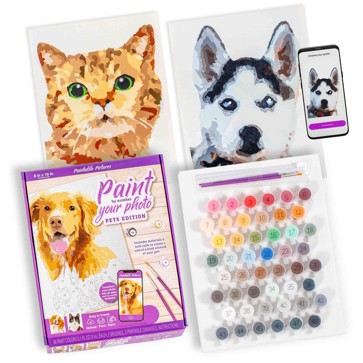 Paint your Photo by Number | Pets Edition - Pine & Moss