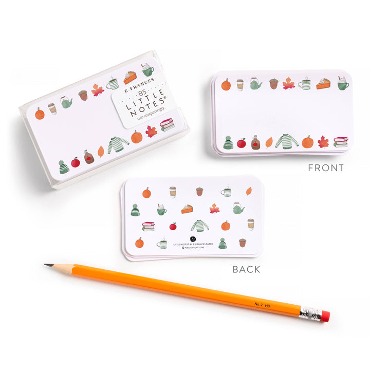 Crisp & Cozy Little Notes Mini Notecards