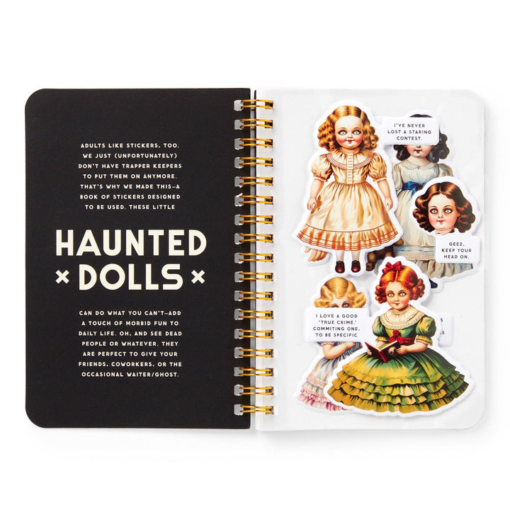 Brass Monkey Haunted Dolls Sticker Book