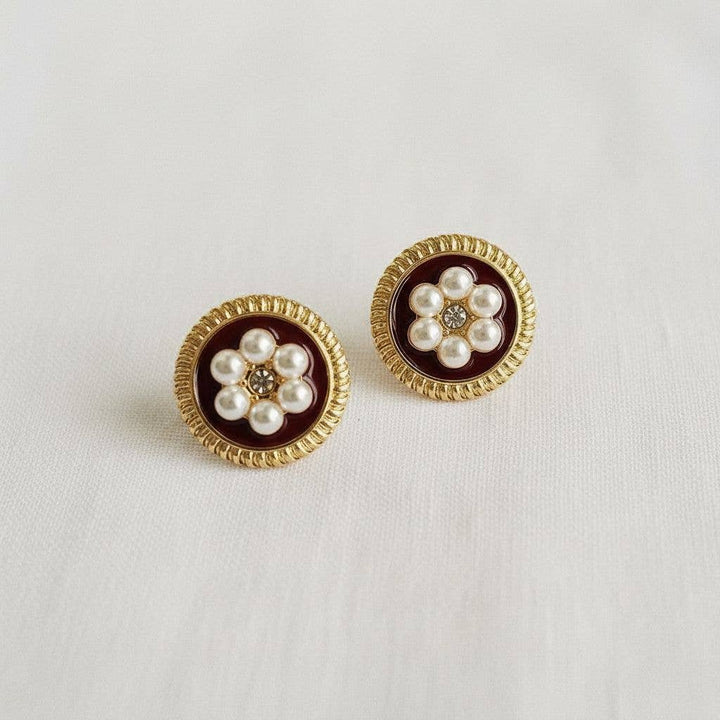 Laurel- Chic Vintage Floral Drop Earrings