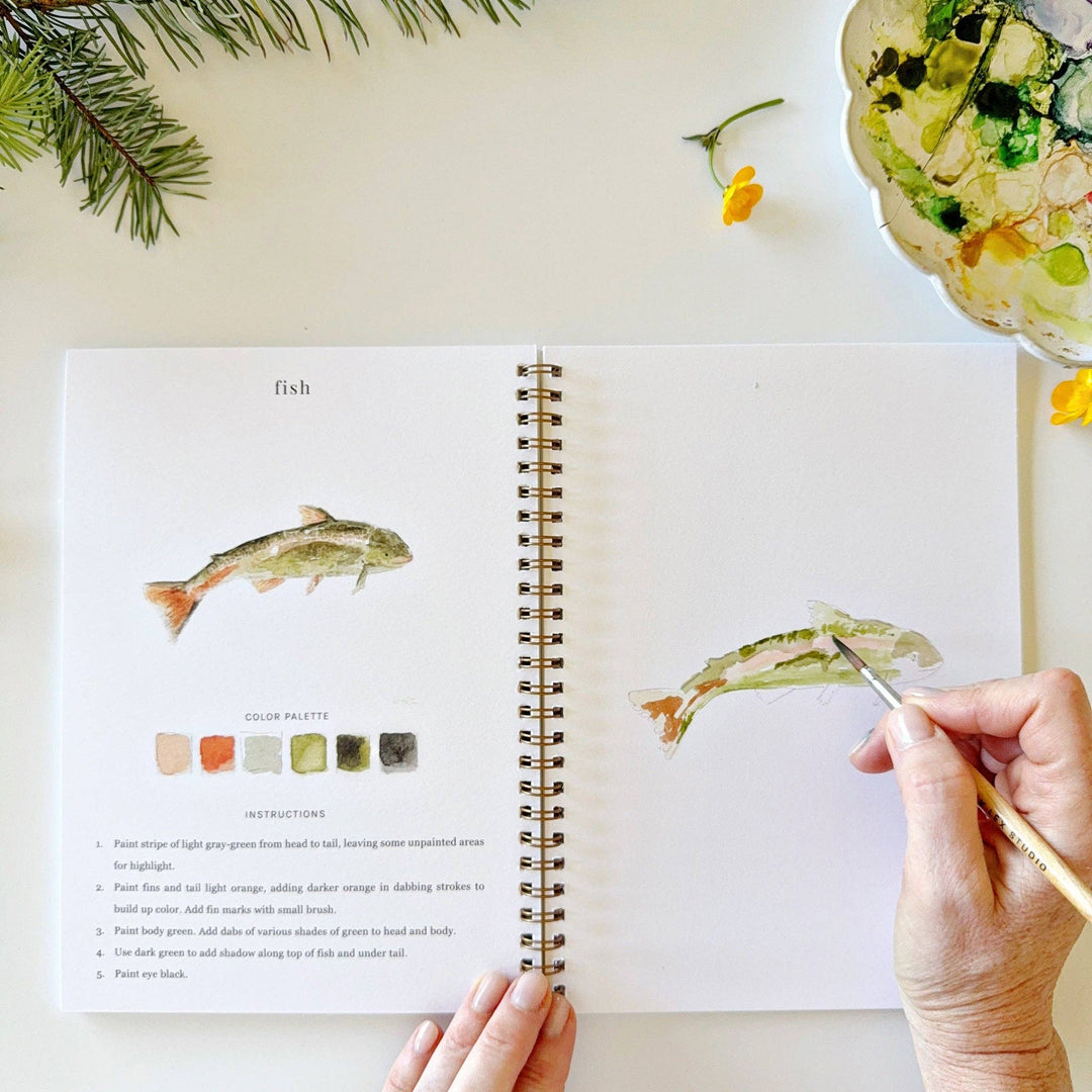 Emily Lex Studios: Camping Watercolor Workbook