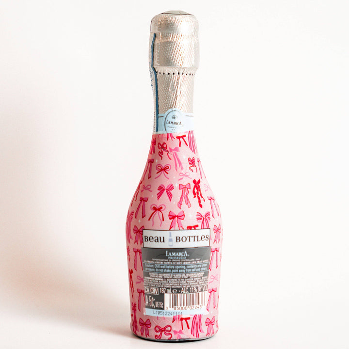 Beau Bottles Pretty in Bows - MINI Prosecco Collection-Six Pack - Pine &amp; Moss