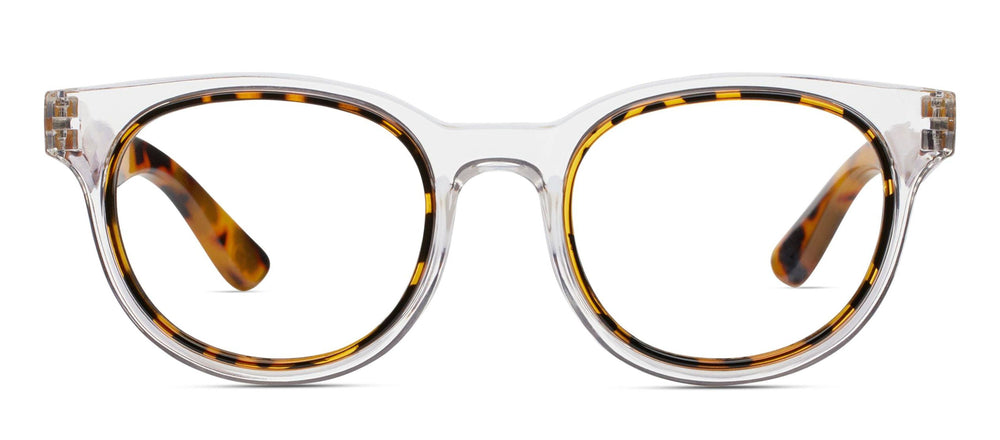 Peepers Olympia (Blue Light): Clear/Tokyo Tortoise / Reading - Pine & Moss