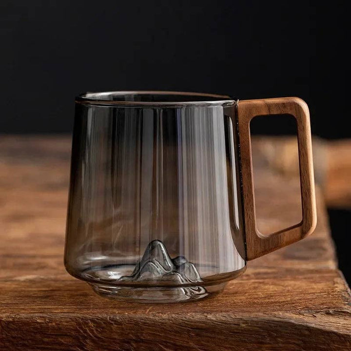 Mountain Peak Glass Mug