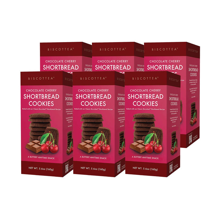 Biscottea Chocolate Cherry Shortbread