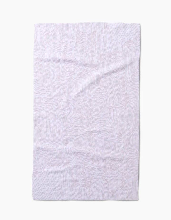 Geometry Posh Petals Blushed Bergamot Tea Towel