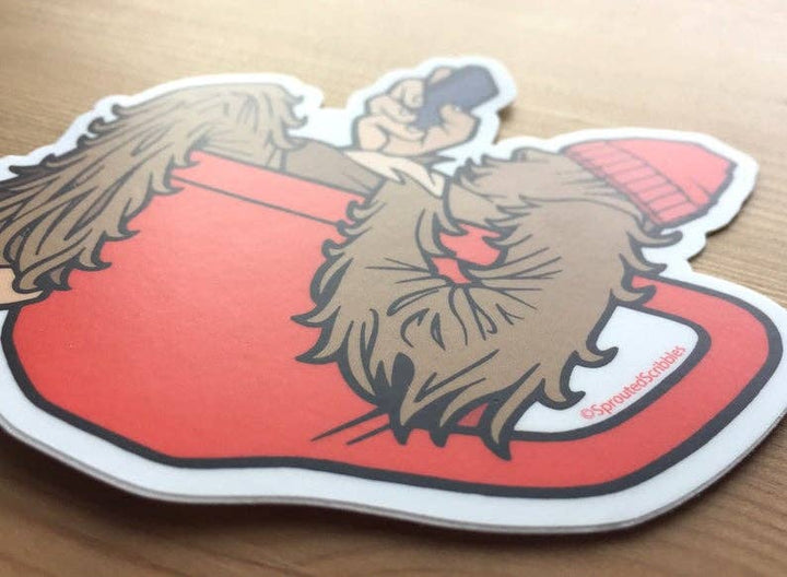 Yeti Latte | Bigfoot Coffee Sticker | Waterproof Vinyl Decal