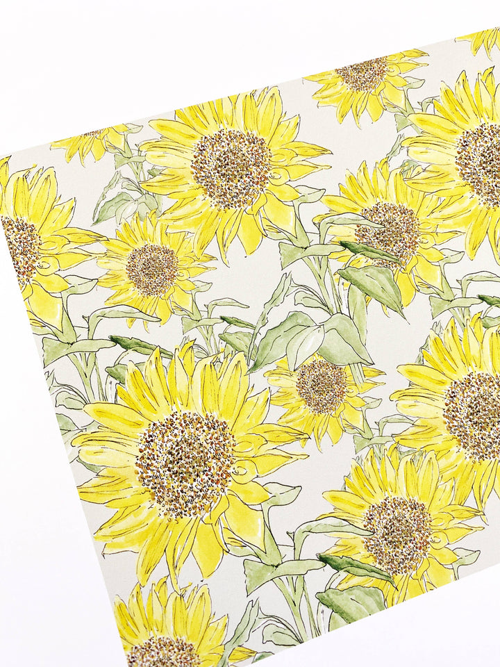Kansas State Flower Map - ART PRINT  : Watercolor / 8" x 10"