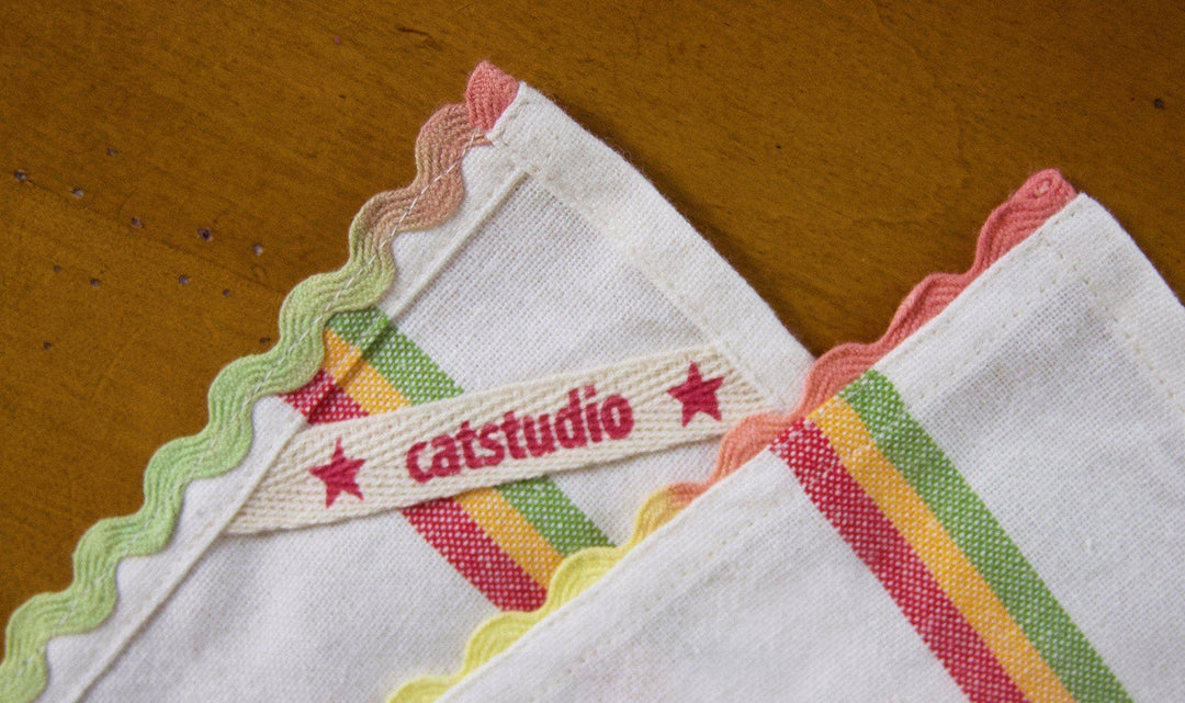 Catstudio- Italy Dish Towel - Pine & Moss