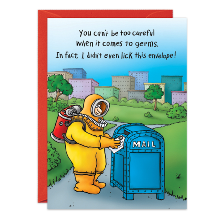 Germs Themed Get Well Card