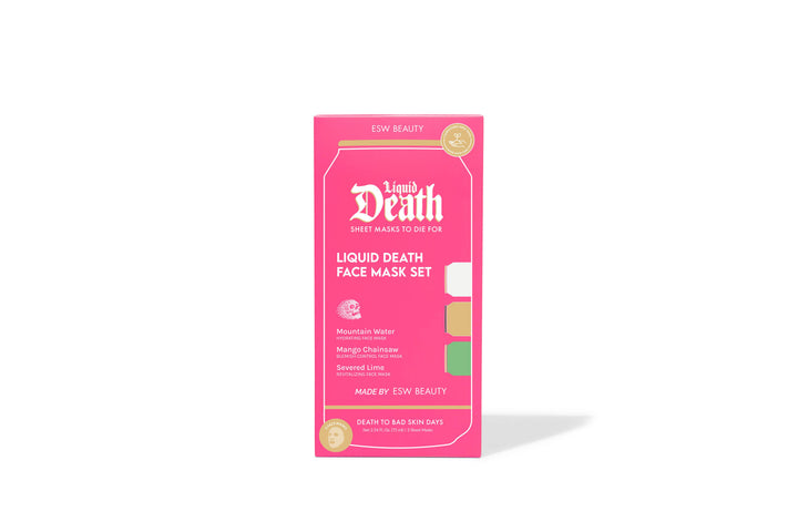 Liquid Death Face Mask Box Set
