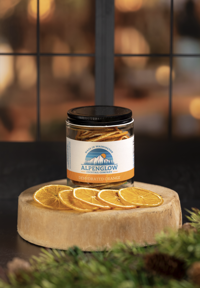 Dehydrated Navel Orange Garnish