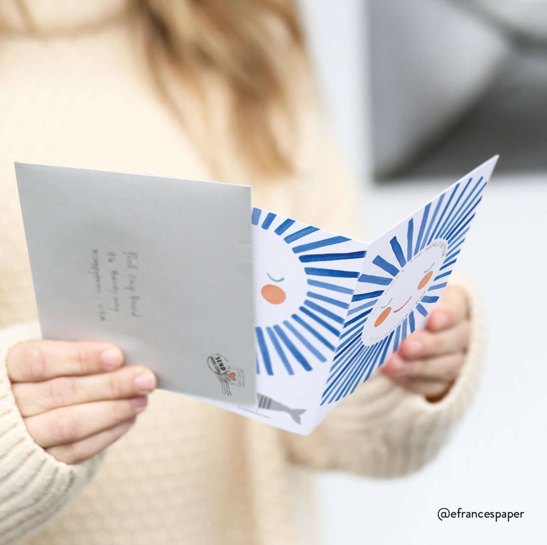 Hold Your Umbrella | Condolence Greeting Card
