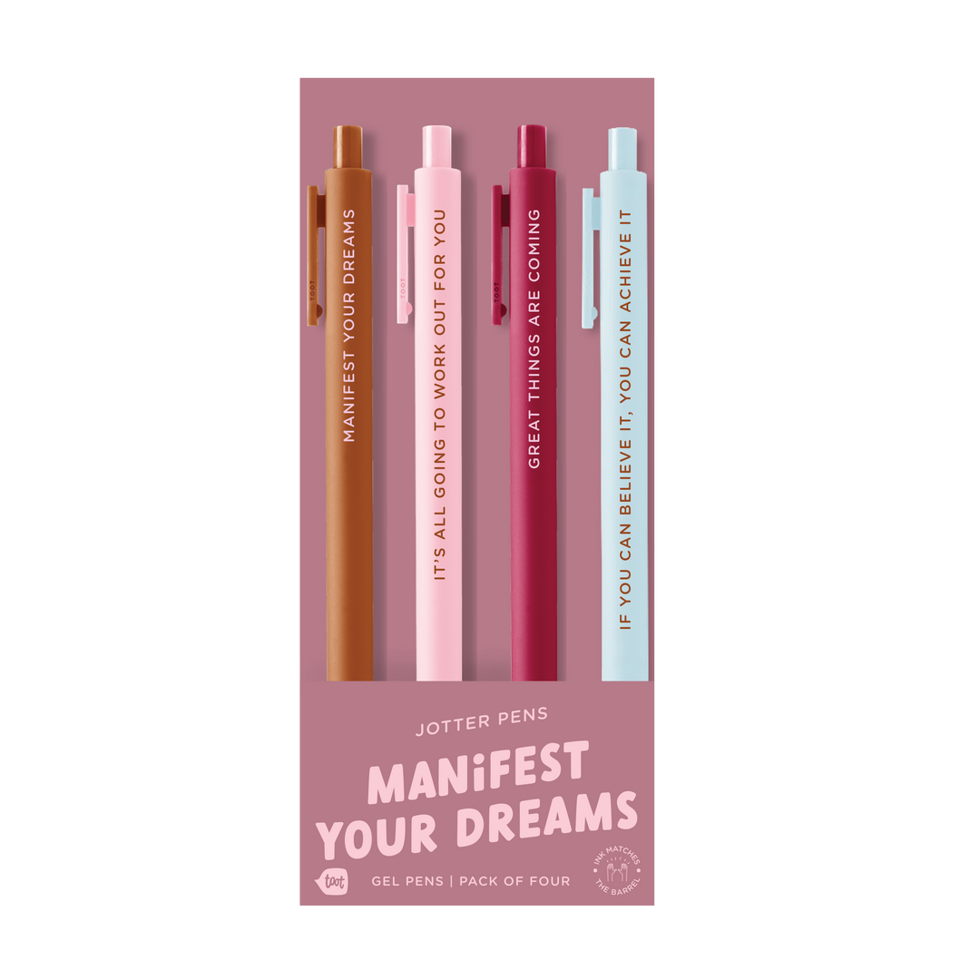 Jotter Set 4 Pack - Manifest Your Dreams