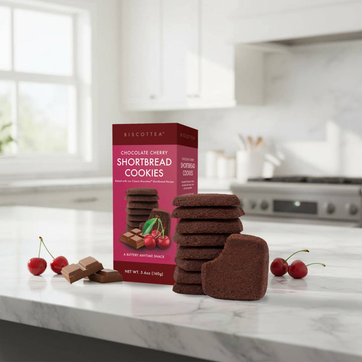 Biscottea Chocolate Cherry Shortbread