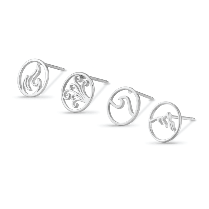 Zodiac Element Earth Studs (ES 2290) - Pine & Moss