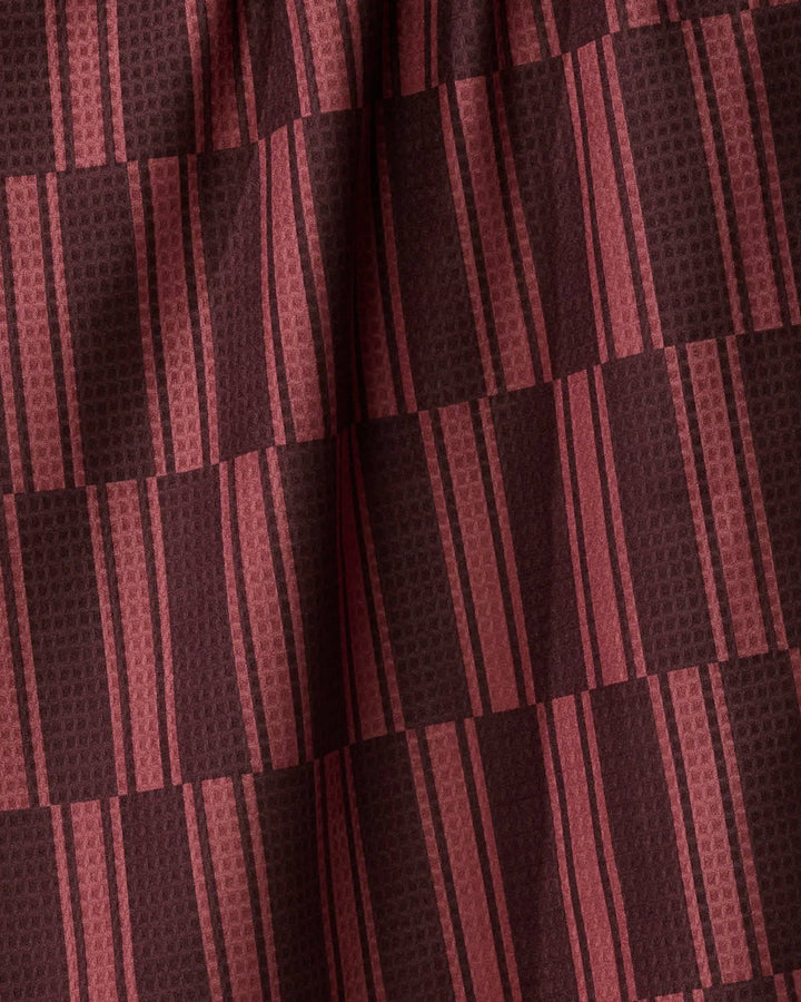 Geometry Festive Cranberry Luxe Kitchen Towel