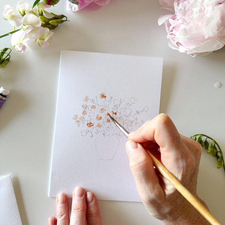 Emily Lex Studios: Bouquets paintable notecards