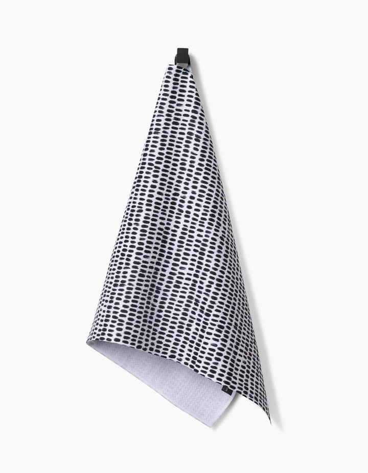 Geometry Dot Dot Dot Fresh Linen Tea Towel
