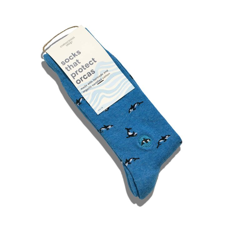 Conscious Step:Socks that Protect Orcas: Small