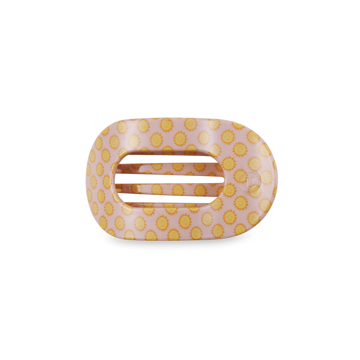 Round Flat Hair Clip | Small | Sunny Days Ahead