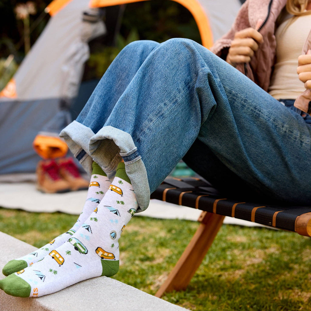Conscious Step:Socks that Protect National Parks (Green Campers): Small